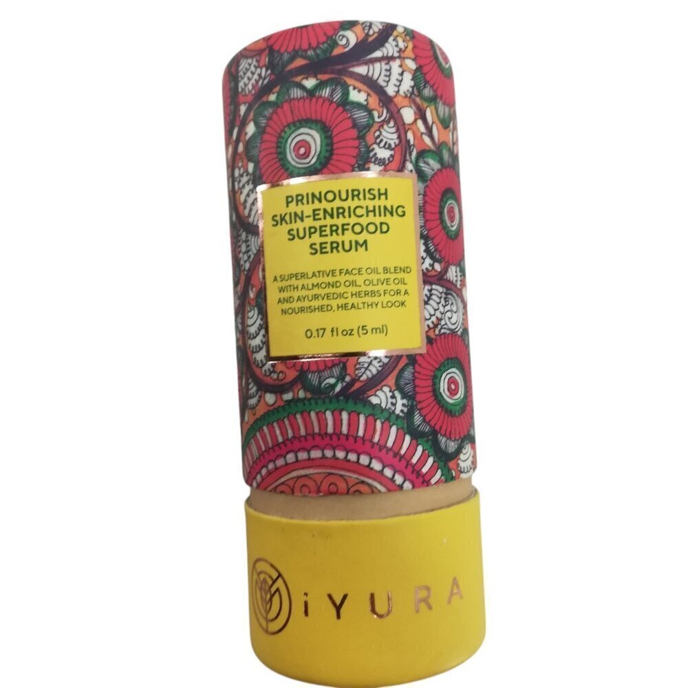 Iyura Prinourish Skin-Enriching Superfood Serum .17 Fl OZ New Sealed 05/25